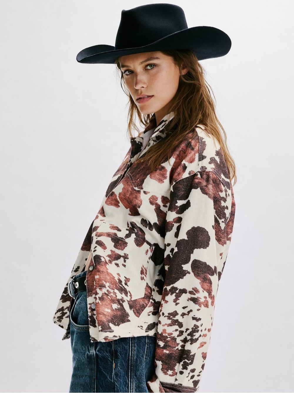 NWT Free People Walk The Line Cowboy Hat
